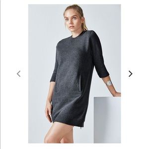 Fabletics charcoal sweatshirt dress